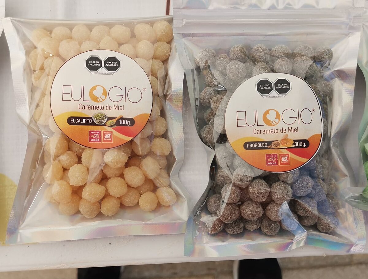 Caramelos de miel Eulogio con eucalipto y propóleo