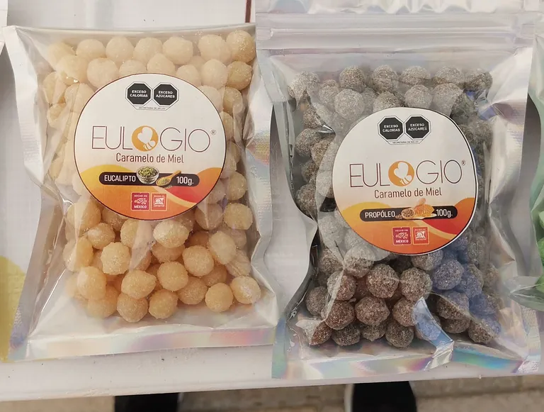 Caramelos de miel Eulogio con eucalipto y propóleo