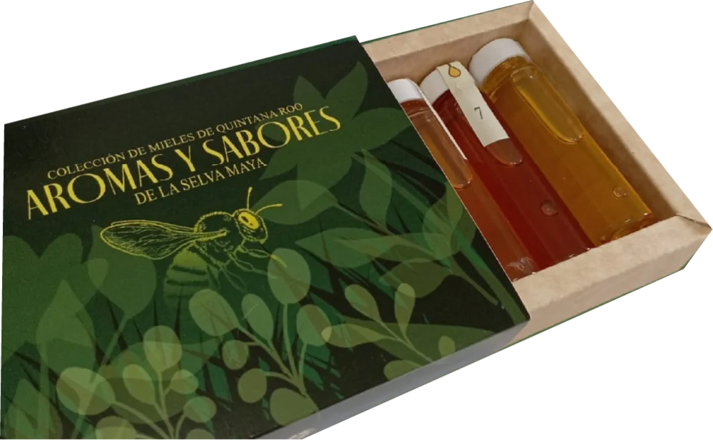 Colección Aromas y Sabores de mieles diferenciadas de la Selva Maya
